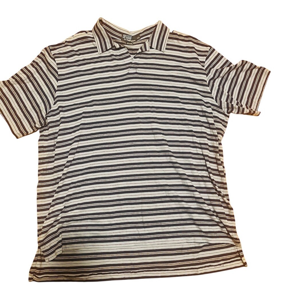 Polo Ralph Lauren Men's Striped Short Sleeve Polo Shirt Multicolor 2XL